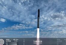 С третьего раза сверхтяжелая ракета-носитель Super Heavy смогла вывести полезную нагрузку на земную орбиту