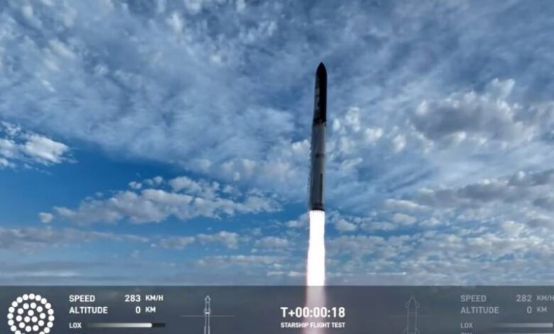 С третьего раза сверхтяжелая ракета-носитель Super Heavy смогла вывести полезную нагрузку на земную орбиту